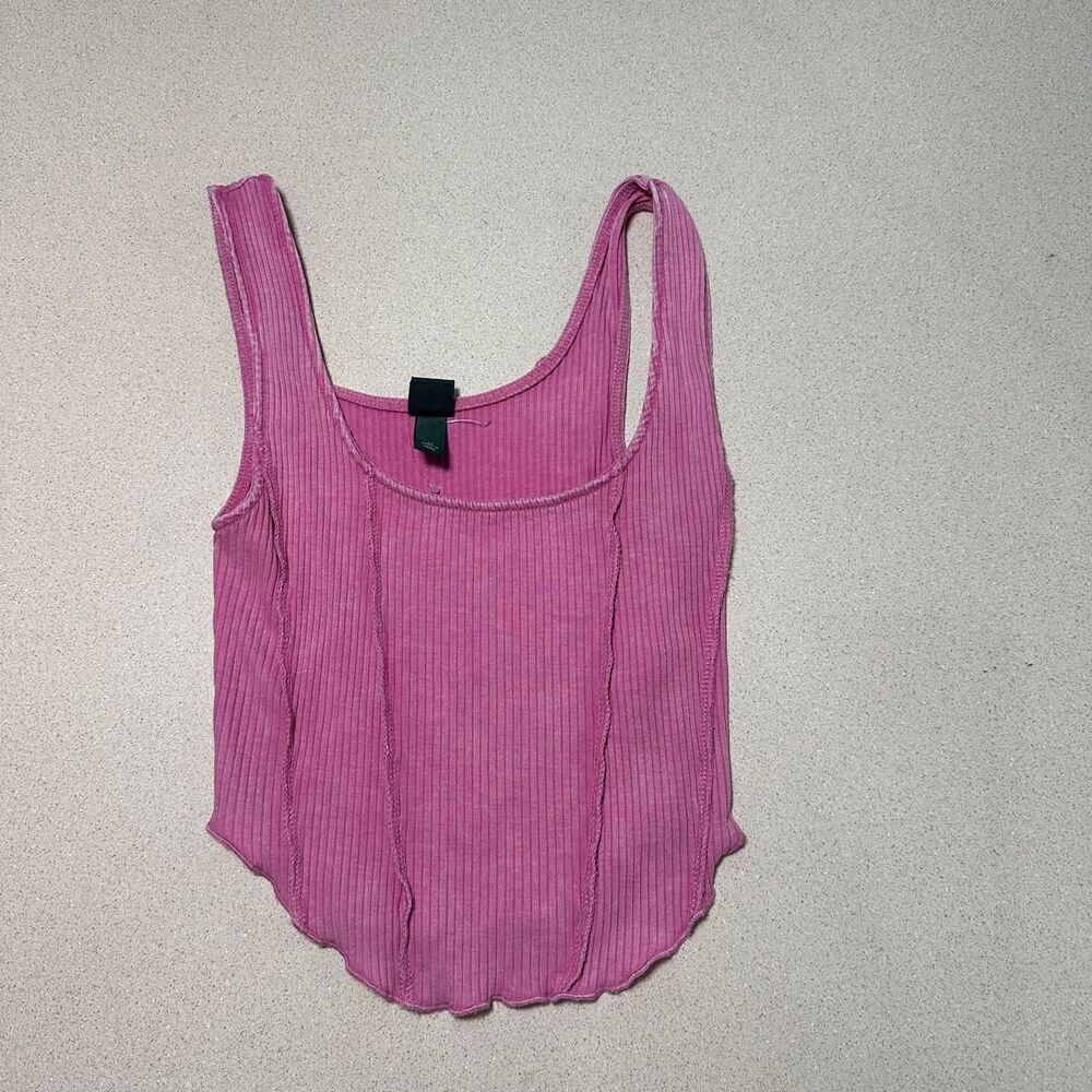 Wild fable xs basic pink tank top